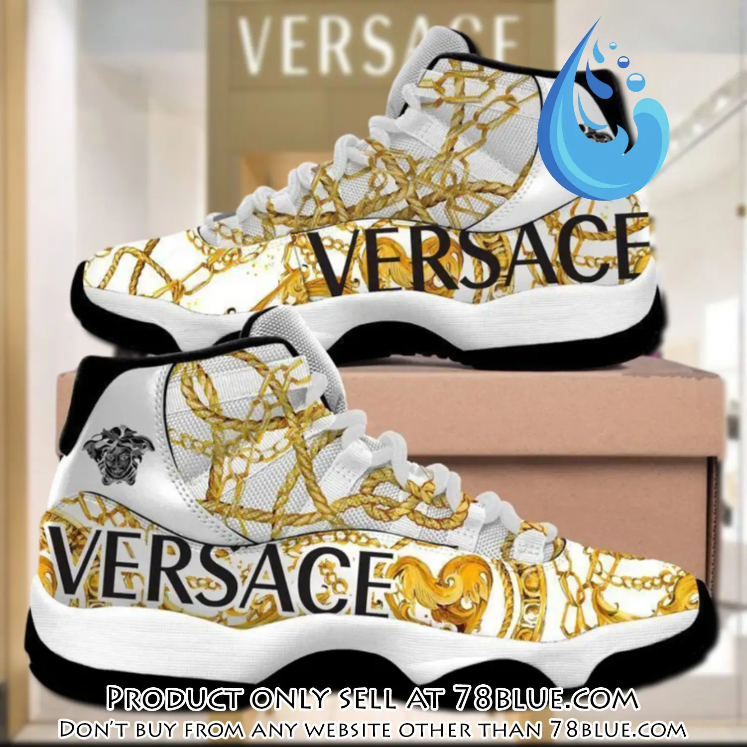 Gianni versace white air jordan 11 sneakers shoes hot  gifts for men women 78b5146768